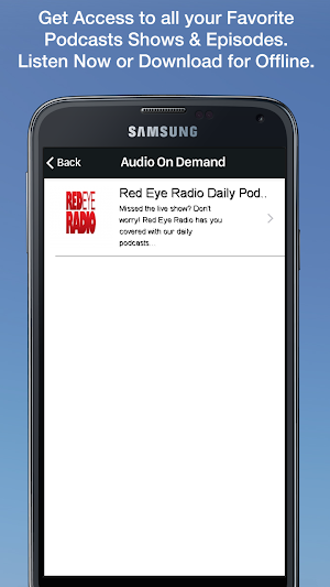 Red Eye Radio Screenshot 2