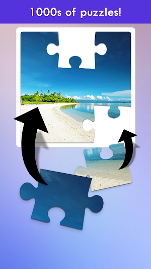 100 PICS Jigsaw Puzzles Game Screenshot 1