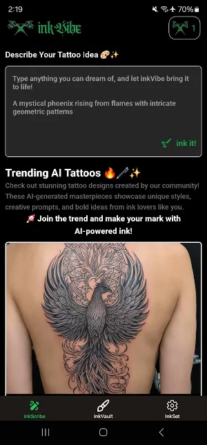 inkVibe Screenshot 1