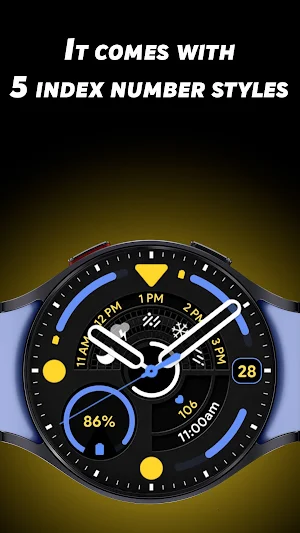 Ultra Analog 3 - Watch face Screenshot 3
