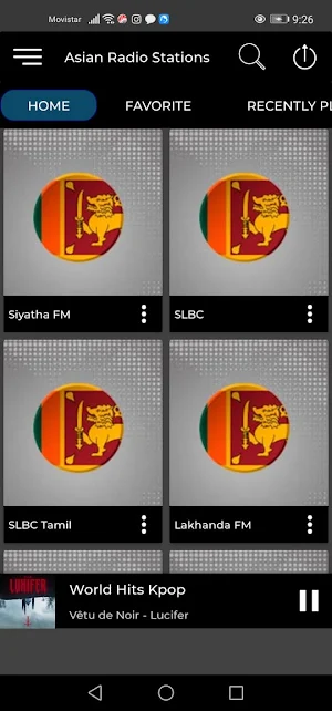 Asian Radio Stations Music Screenshot 3