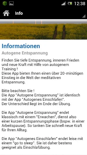 Autogene Entspannung Screenshot 2