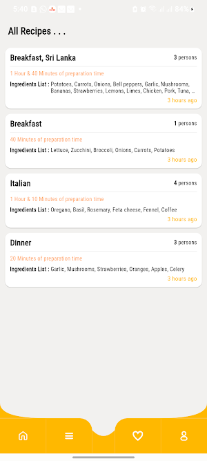 Smart Recipe - AI Chef Screenshot 2