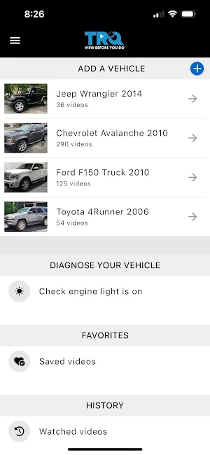 TRQ Auto Parts Screenshot 0