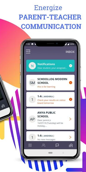 SDM HIGH SCHOOL - PARENT APP Screenshot 1
