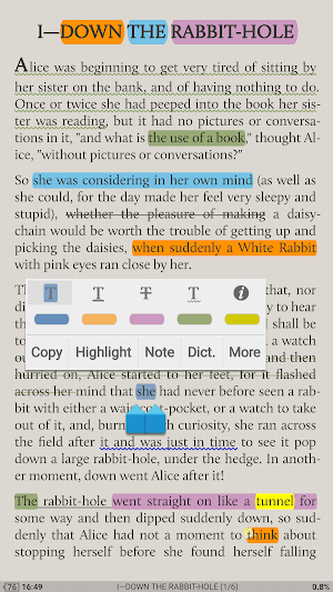 Moon+ Reader Screenshot 2