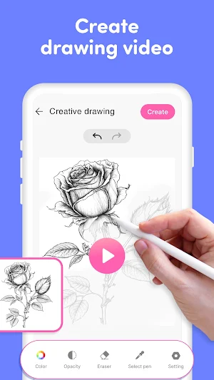Speed Drawing Animation Screenshot 0