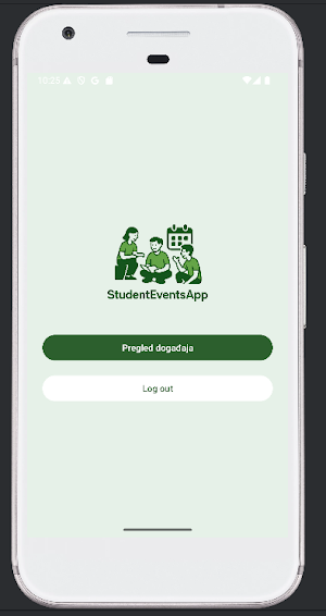 StudentEventsApp Screenshot 0