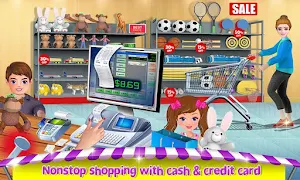 Black Friday Supermarket: Cashier Girl Game Screenshot 1