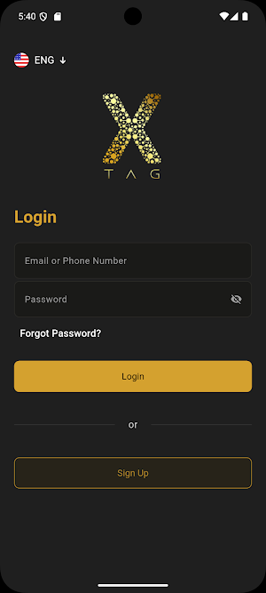 X TAG: Digital Business Cards Screenshot 0