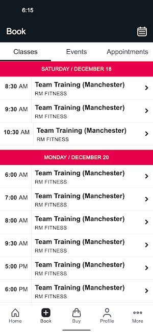 RM Fitness Screenshot 1