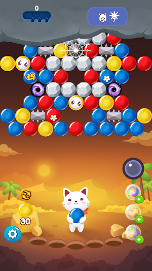 Bubble Shooter: Save The Cat Screenshot 2