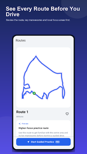 Irish Driving Test Routes Screenshot 1