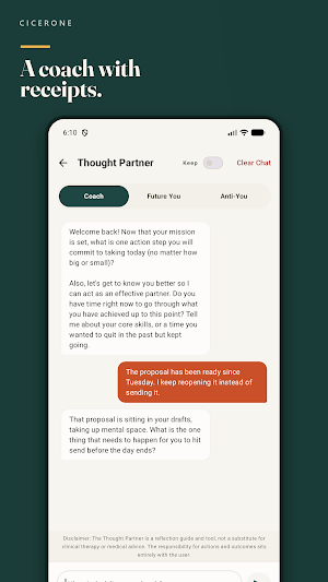 Cicerone: Trust Yourself Again Screenshot 2