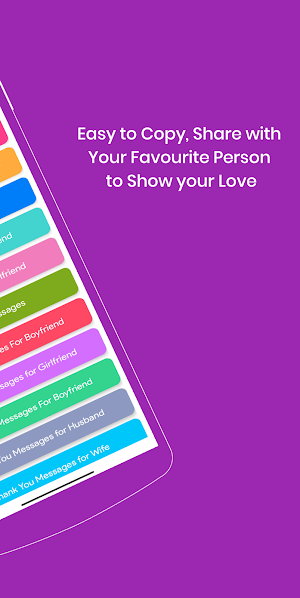 Love Messages - Romantic SMS Screenshot 1