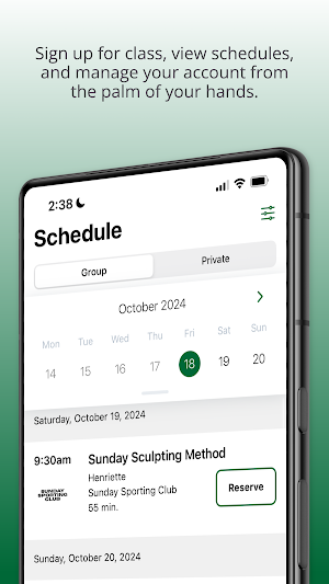 Sunday Sporting Club Screenshot 3