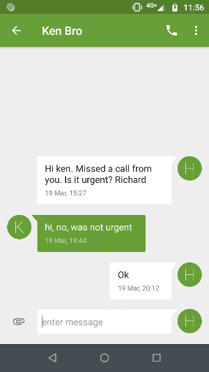 MMGuardian Messaging App Screenshot 1