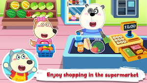 Wolfoo's City: Shopping Mall Screenshot 1