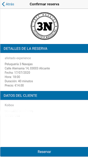 Peluquería 3 Navajas Screenshot 2