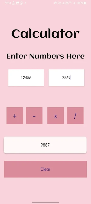 Simple Calculator: by Shreya Screenshot 2