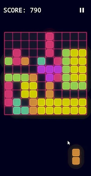 Block Puzzle: Glow Grid Screenshot 3
