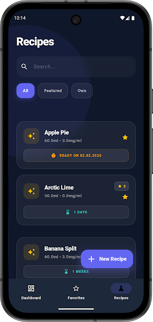 Liquid Calculator - DIY Vape Screenshot 1