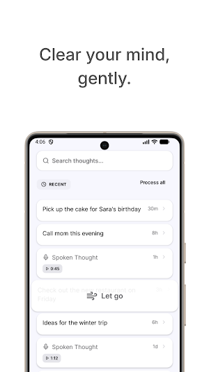 ThoughtsLeft: Brain Dump Screenshot 3