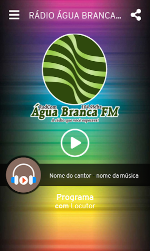 RÁDIO ÁGUA BRANCA FM Screenshot 1