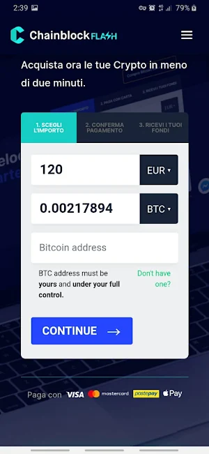Chainblock Screenshot 1