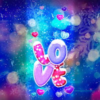 Winter Love Heart - Wallpaper