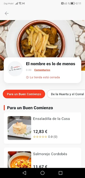 PTP EAT marketplace Screenshot 2
