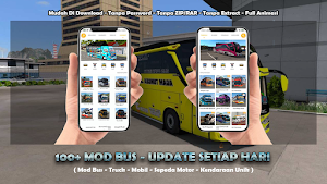 100 Mod Bus Simulator - Bussid Screenshot 1