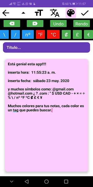 Mis Notas Screenshot 2