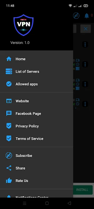 MSTR VPN - Secure VPN Proxy Screenshot 1