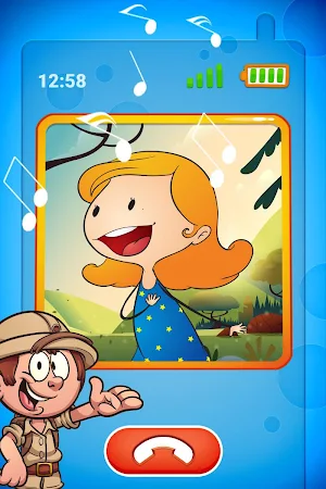 Baby Phone game for Kids 📱💬✉️🐶🔢🎵 Screenshot 1