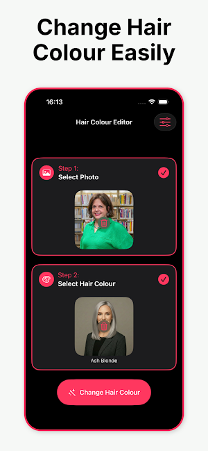 Change Hair Color in Photo screenshot 1