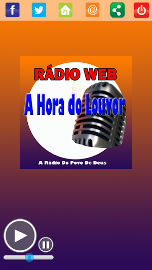 Web Rádio A Hora Do Louvor Fm Screenshot 0
