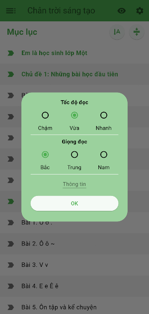 Tiếng Việt 1 Chân Trời tập 1+2 Screenshot 1