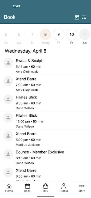 Studio B: Barre Bounce Burn Screenshot 1