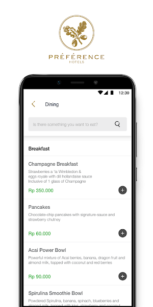 Préférence Hotels Screenshot 1