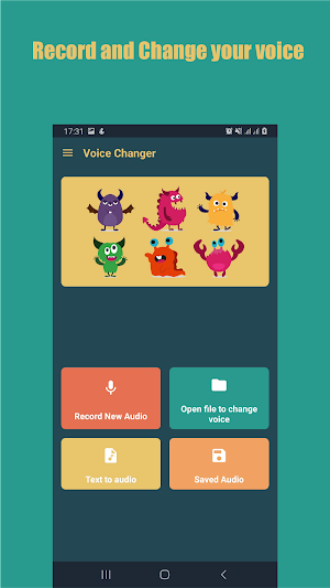 Voice changer - Voice editor Screenshot 0