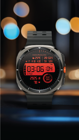 Digital Sport Watch Face Screenshot 3