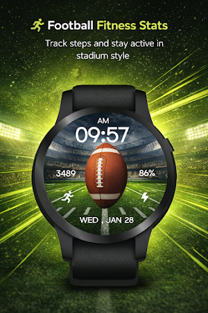 Football Gridiron Watch Face Screenshot 1