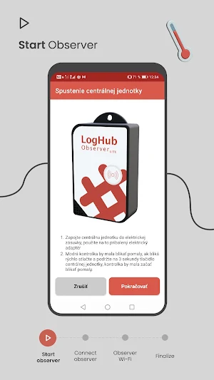 LogHub Observer Setup Screenshot 2