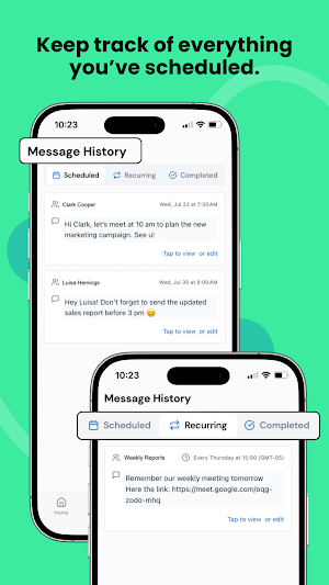 Chatmaid Schedule Screenshot 3