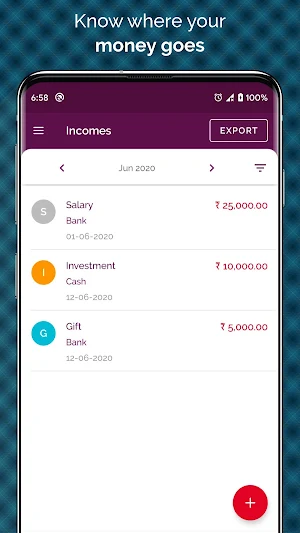 Daily Expenses: Expense Manager Screenshot 1