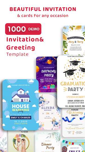 Invitation Maker Card Creator Screenshot 0