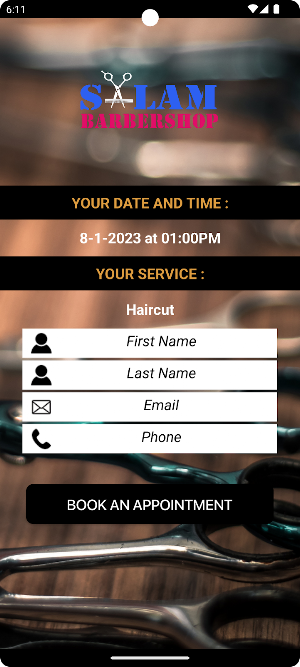 Salam Barbershop Screenshot 2