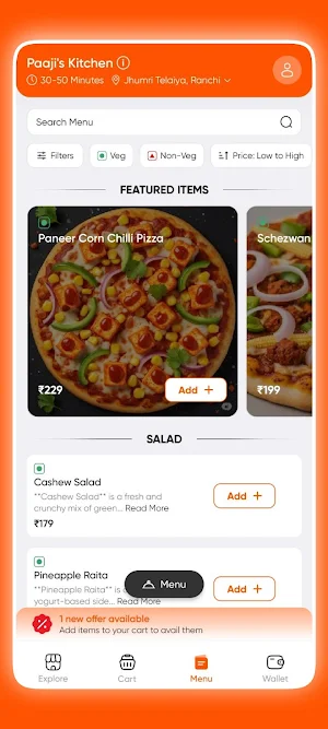 Paaji's Kitchen Screenshot 1