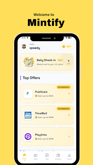 Mintify – Play & Earn Rewards Screenshot 1